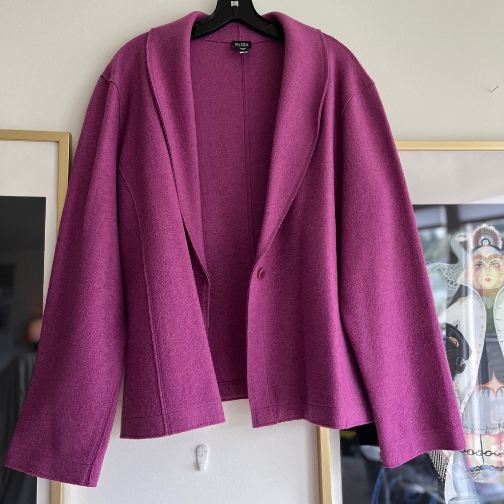 Eileen Fisher Boiled Wool Blazer